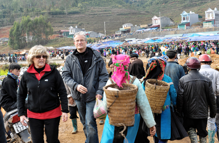 Dong Van – market-day at the year end